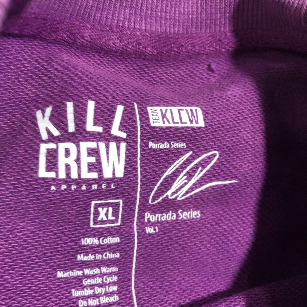 Kill Crew Purple Crewneck Sweater - Picture 4 of 4